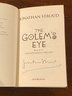 The Golem's Eye By Jonathan Stroud SIGNED First UK Edition