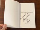The Lyric Of Memory By Hilari T. Cohen SIGNED & Inscribed First Edition