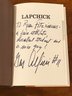 Lapchick By Gus Alfieri SIGNED & Inscribed