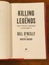 Killing The Legends By Bill O'Reilly SIGNED & Inscribed First Edition