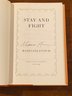 Stay And Fight By Madeline Ffitch SIGNED First Edition