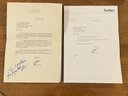 A New Birth Of Freedom & Money By Steve Forbes SIGNED Editions Including Two SIGNED Letters