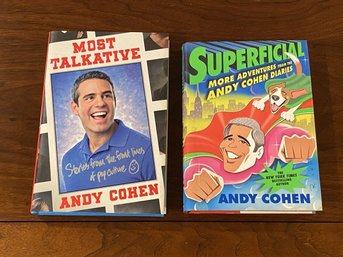 Most Talkative & Superficial By Andy Cohen SIGNED & Inscribed