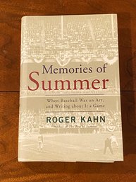 Memories Of Summer By Roger Kahn Signed & Inscribed