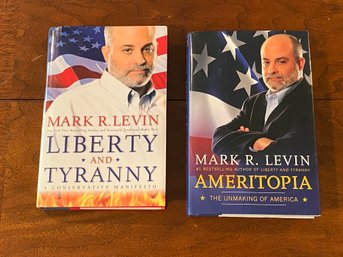 Liberty And Tyranny & Ameritopia By Mark R. Levin SIGNED Editions