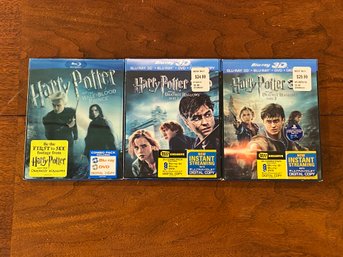 Harry Potter Blu-rays - The Half-Blood Prince & Deathly Hallows 1 & 2