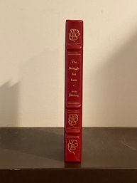 The Struggle For Law By Dr. Rudolph Von Jhering Special Leather Bound Edition