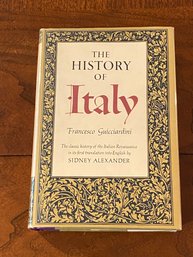 The History Of Italy By Francesco Guicciardini Translated By Sidney Alexander First Printing