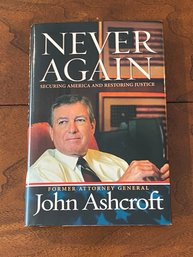 Never Again By John Ashcroft SIGNED & Inscribed First Edition