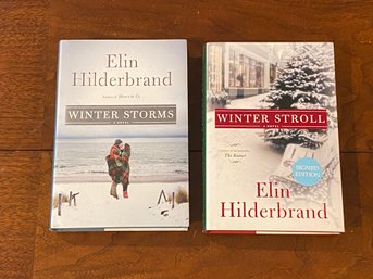 Winter Storms & Winter Stroll By Eoin Hilderbrand SIGNED First Editions
