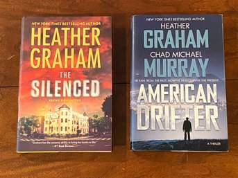 American Drifter By Heather Graham  And Chad Michael Murray & Silenced By Heather Graham SIGNED