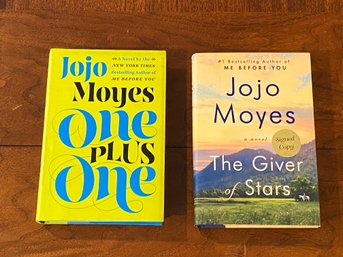 One Plus One & The Giver Of Stars By Jojo Moyes SIGNED First Editions