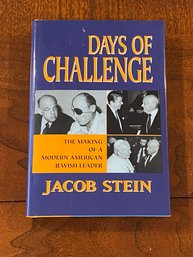 Days Of Challenge By Jacob Stein SIGNED & Inscribed First Edition