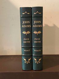John Adams By Page Smith In Two Volumes Leather Bound Easton Press