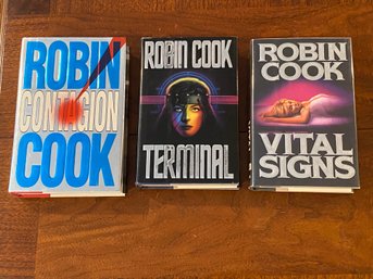 Terminal & Contagion By Robin Cook SIGNED First Editions