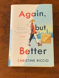 Again, But Better By Christine Riccio SIGNED First Edition
