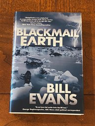 Blackmail Earth By Bill Evans SIGNED & Inscribed First Edition