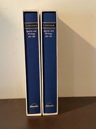 Abraham Lincoln Speeches And Writings Two Volumes In Slipcases