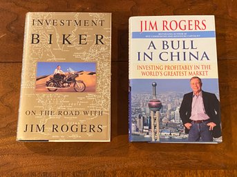 A Bull In China & Investment Biker On The Road With Jim Rogers SIGNED & Inscribed