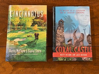 Cincinnatus The Secret Plot To Save America & Coral Castle By Rusty McClure & David Stern SIGNED 1st Editions