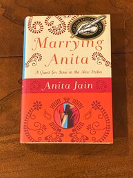 Marrying Anita By Anita Jain SIGNED First Edition
