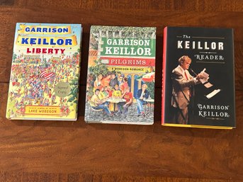Garrison Keillor SIGNED First Editions - Liberty, Pilgrims, The Keillor Reader