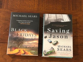 Black Fridays & Saving Jason By Michael Sears SIGNED & Inscribed First Editions