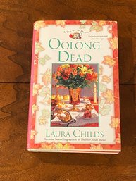 Oolong Dead By Laura Childs SIGNED & Inscribed First Edition