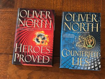 Oliver North SIGNED & Inscribed First Editions
