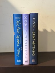 Sarah Dessen SIGNED First Editions Saint Anything, Once And For All & The Rest Of The Story