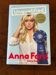 Unqualified By Anna Faris Signed First Edition