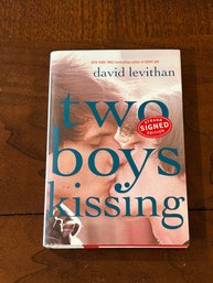 Two Boys Kissing By David Levithan SIGNED First Edition