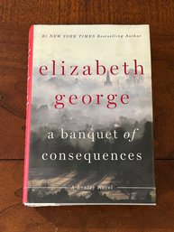 A Banquet Of Consequences By Elizabeth George SIGNED First Edition