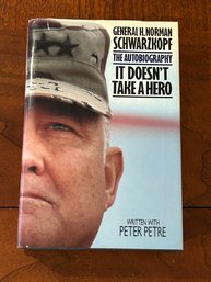 It Doesn't Take A Hero The Autobiography By General Norman H. Schwarzkopf SIGNED First Edition