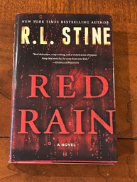 Red Rain By R. L. Stine SIGNED & Inscribed First Edition