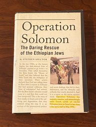 Operation Solomon By Stephen Spector SIGNED & Inscribed First Edition