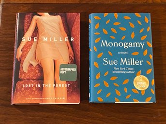 Lost In The Forest & Monogamy By Sue Miller SIGNED First Editions