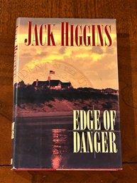 Edge Of Danger By Jack Higgins SIGNED First Edition