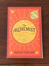 The Alchemist By Paulo Coelho SIGNED 25th Anniversary Edition
