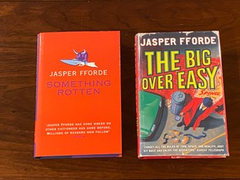 Something Rotten & The Big Over Easy By Jasper Fforde SIGNED UK First Editions