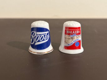 Boots And Walkers Fine Bone China Thimbles Made In Britain