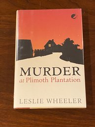 Murder At Plimoth Plantation By Leslie Wheeler SIGNED First Edition