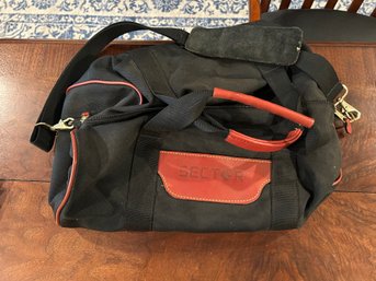 Canvas And Leather Duffle Bag (Pickup Only)