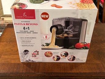 NEW IN BOX--EMERIL LAGASSE Pasta & Beyond, Automatic Pasta And Noodle Maker With Slow Juicer (Pickup Only)