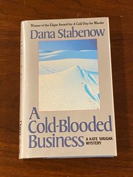 A Cold-Blooded Business By Dana Stabenow SIGNED First Edition