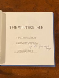 The Winter's Tale By William Shakespeare SIGNED & Inscribed By Illustrator Isadore Selter In Slipcase