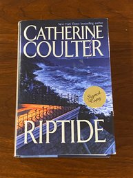 Riptide By Catherine Coulter SIGNED First Edition