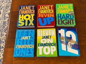 Janet Evanovich SIGNED First Editions - Stephanie Plum Novels 6-8, 10-12