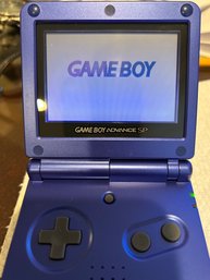 Nintendo Game Boy Advance SP - AGS-001 With Power Cord & 14 Games
