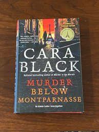 Murder Below Montparnasse By Cara Black Signed First Edition